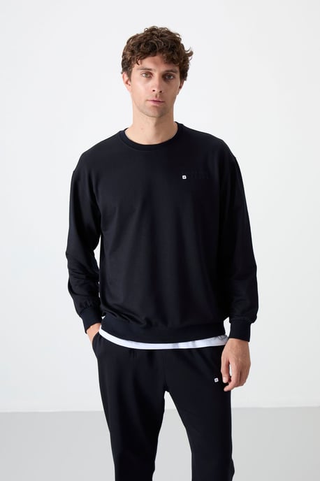 Herren Oversized Sweatshirt- und Hosen-Set - Image 2
