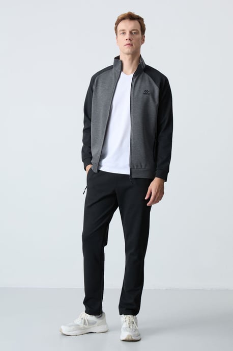 Herren Farbblockiertes Strick-Active Set - Image 2