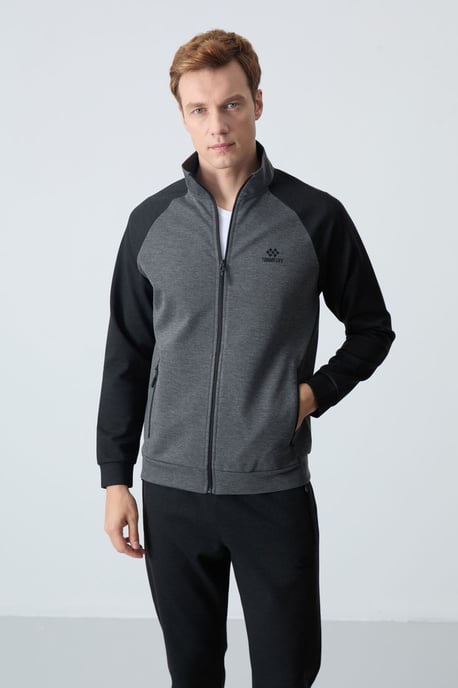 Herren Farbblockiertes Strick-Active Set - Image 4