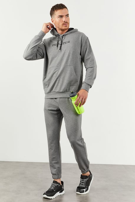 Oversized Kapuzensweatshirt und Hose Set - Image 1