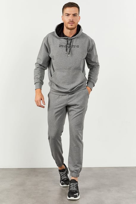 Oversized Kapuzensweatshirt und Hose Set - Image 3