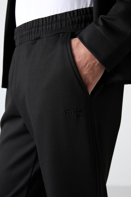Herren Sweatshirt mit Reißverschluss-Kragen und Hose Set - Image 4