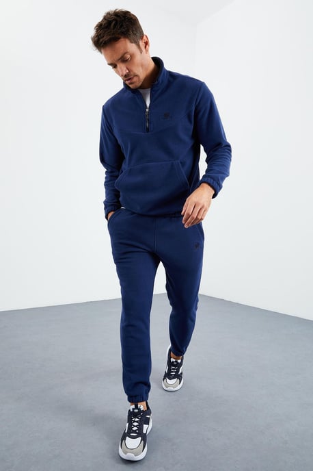 Herren-Polyester-Sweatshirt- und Hosen-Set - Image 1
