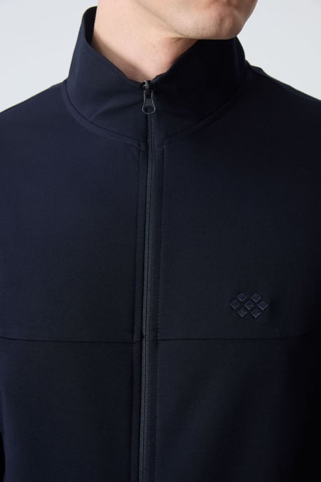 Herren Sweatshirt mit Reißverschlusskragen und Hose Set - Image 5