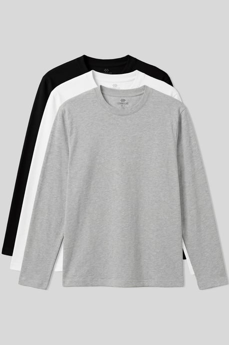 Herren 3-teiliges Baumwoll-Jersey-Set - Image 1