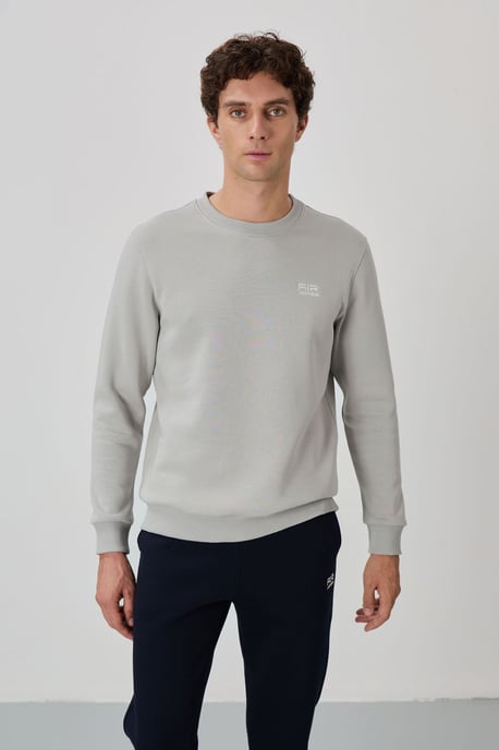Herren Baumwoll-Polyester Fleece Sweatshirt- und Hosen-Set - Image 2