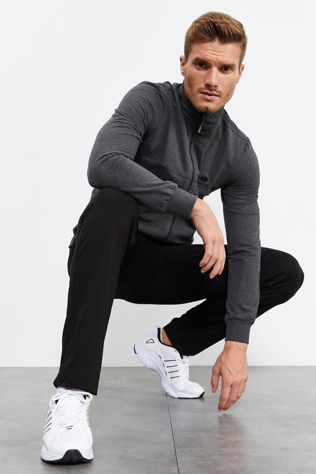 Herren Sweatshirt- und Hosen-Set mit Reißverschluss - Image 1