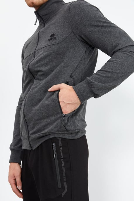 Herren Sweatshirt- und Hosen-Set mit Reißverschluss - Image 2