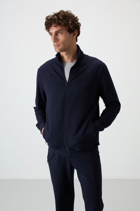 Herren Strick-Fleece Sweatshirt und Hose Set - Image 2