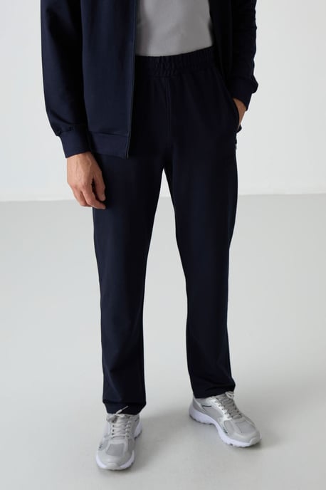 Herren Strick-Fleece Sweatshirt und Hose Set - Image 3