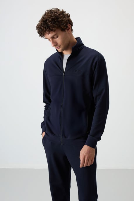 Herren Strick-Fleece Sweatshirt und Hose Set - Image 4