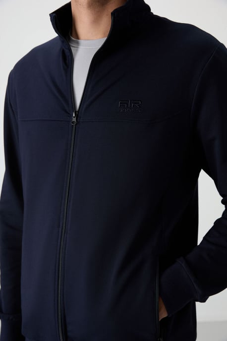 Herren Strick-Fleece Sweatshirt und Hose Set - Image 5