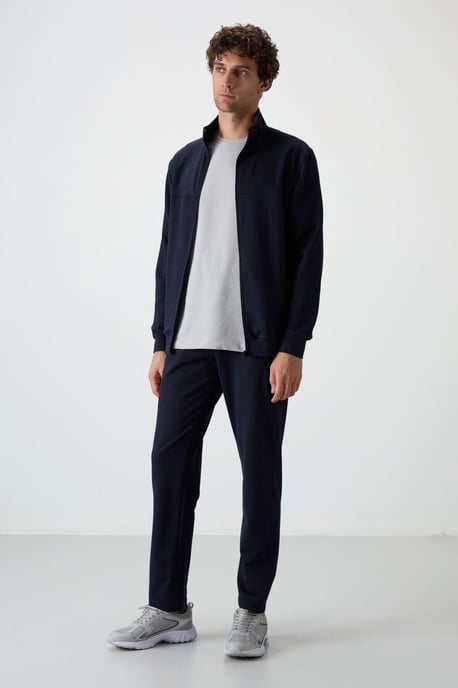 Herren Strick-Fleece Sweatshirt und Hose Set - Image 6