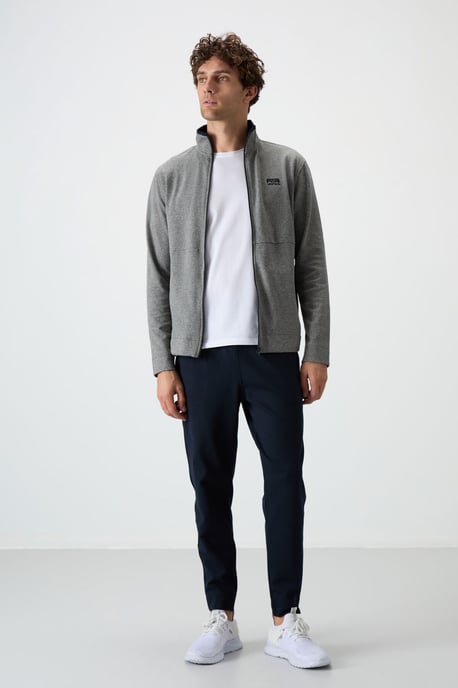 Herren Sweatshirt und Hose Set aus Baumwollmischung mit Reißverschluss - Image 3