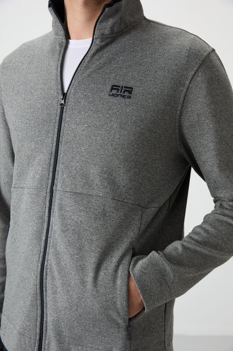 Herren Sweatshirt und Hose Set aus Baumwollmischung mit Reißverschluss - Image 5