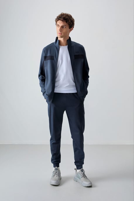Herren Sweatshirt- und Hosen-Set mit Farbblockdesign - Image 5