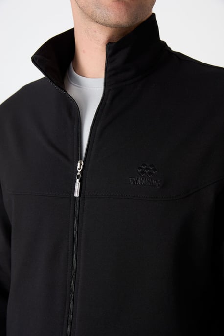 Herren Sweatshirt- und Hosen-Set mit entspanntem Fit und Reißverschlusskragen - Image 6