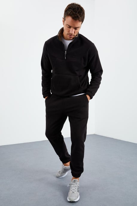 Herren Polyester Sweatshirt und Hosen Set - Image 2