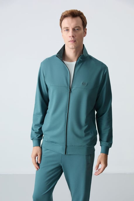 Herren Sweatshirt mit Reißverschluss und Jogginghose Set - Image 3