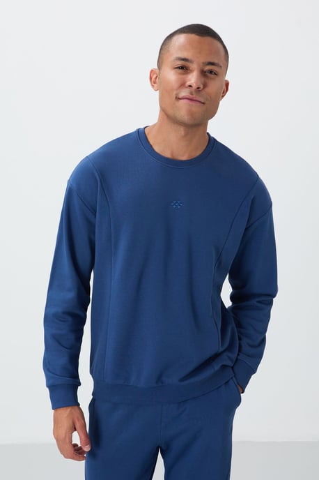 Herren Fleece Sweatshirt und Hose Set aus Baumwolle-Polyester - Image 2