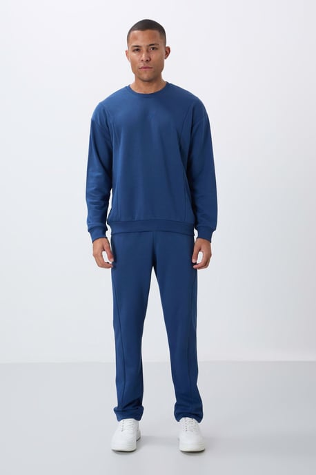 Herren Fleece Sweatshirt und Hose Set aus Baumwolle-Polyester - Image 5