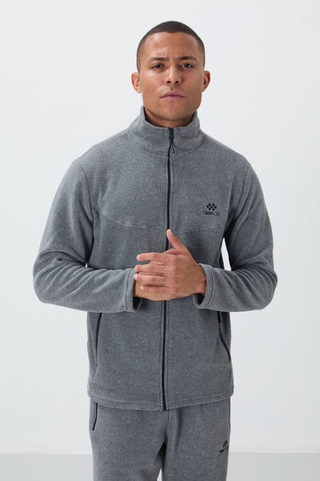 Herren Sweatshirt mit Reißverschluss und Jogginghose Set - Image 2