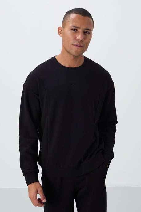 Herren-Fleece Sweatshirt und Hose aus Baumwolle-Polyester-Mix Set - Image 2