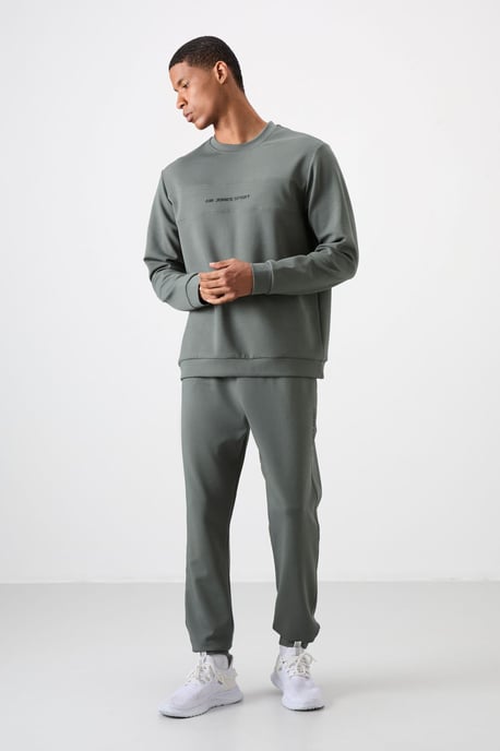 Bedrucktes Fleece-Sweatshirt- und Hosen-Set - Image 1
