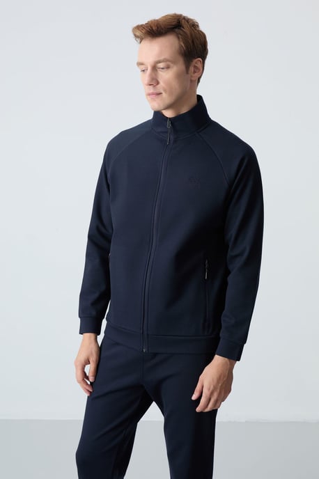 Herren Farbblockiertes Strick-Active-Set - Image 5