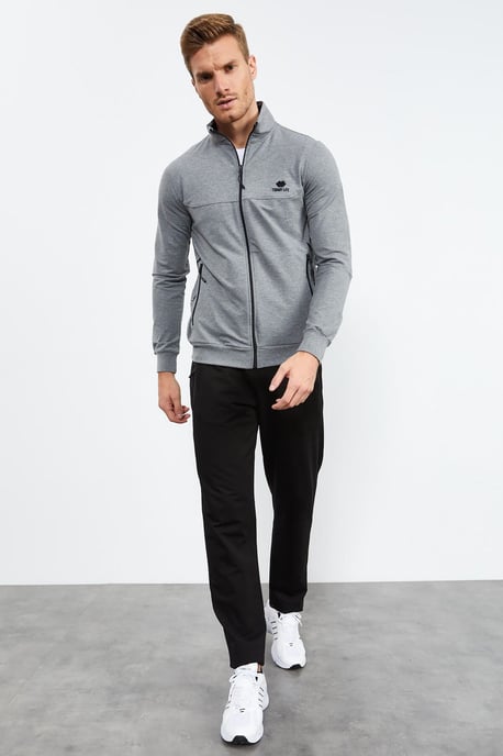 Herren Sweatshirt-Set mit Reißverschluss und Hose - Image 3