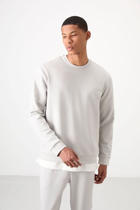 Herren Langarm-Pullover und Hose Set - Image 3