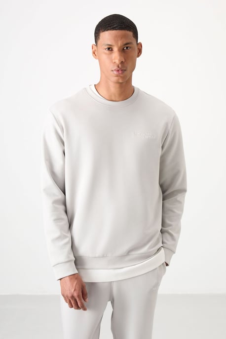 Herren Langarm-Pullover und Hose Set - Image 5