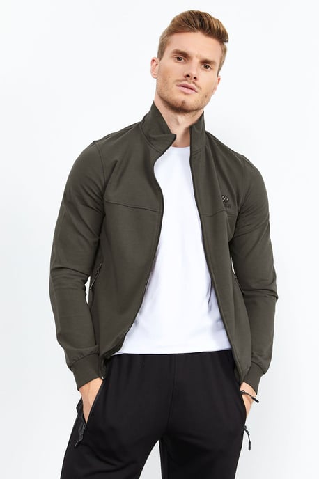 Herren Sweatshirt mit Reißverschluss und Hose Set - Image 3