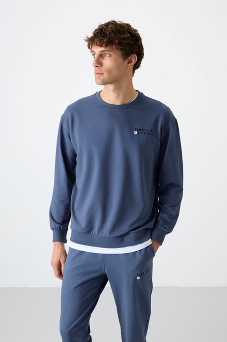 Herren Oversize Sweatshirt- und Hosen-Set - Image 2