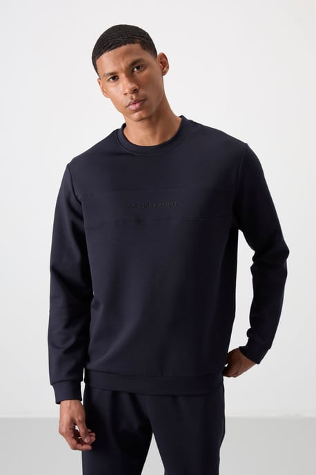 Bedrucktes Fleece-Sweatshirt und Hose Set - Image 2
