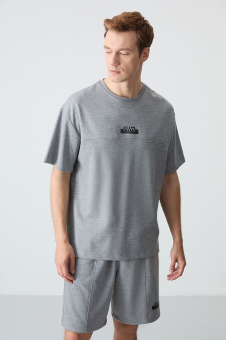 Herren Oversized T-Shirt und Shorts Set - Image 6