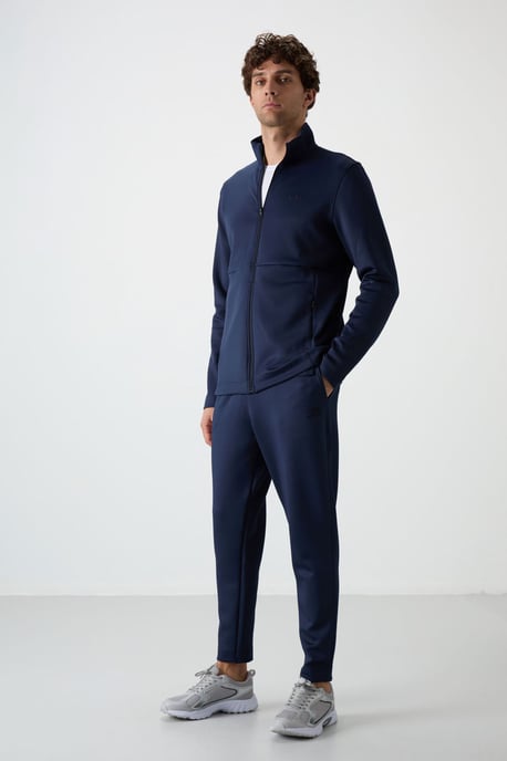 Herren-Polyester-Sportset mit Reißverschlusskragen - Image 1