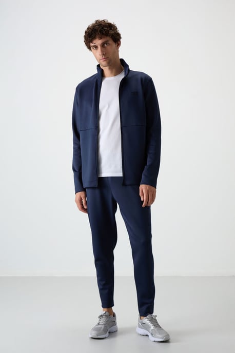 Herren-Polyester-Sportset mit Reißverschlusskragen - Image 2