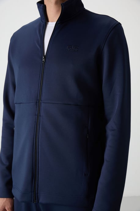 Herren-Polyester-Sportset mit Reißverschlusskragen - Image 3