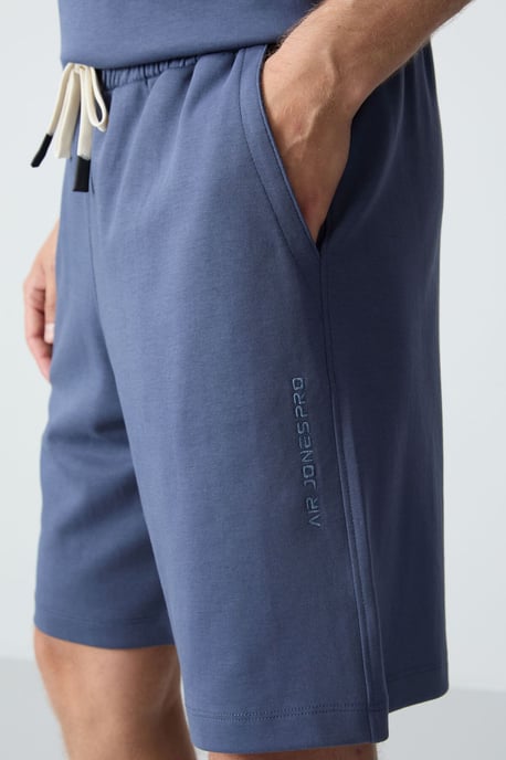 Herren Übergrößen Baumwollmischung T-Shirt und Shorts Set - Image 3