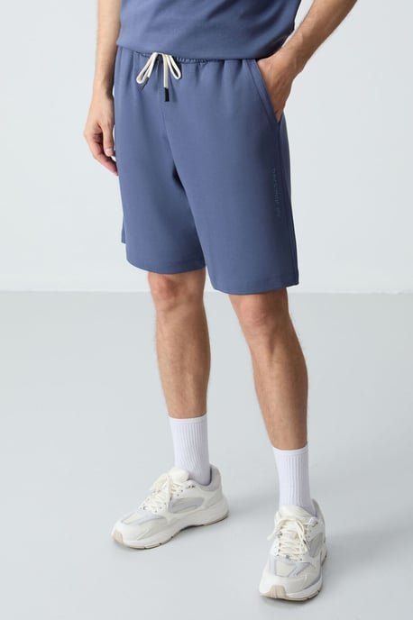 Herren Übergrößen Baumwollmischung T-Shirt und Shorts Set - Image 4