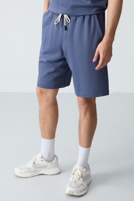 Herren Übergrößen Baumwollmischung T-Shirt und Shorts Set - Image 6