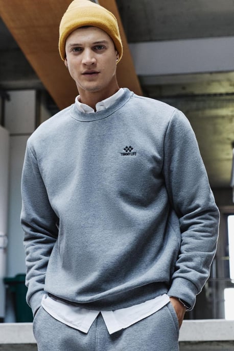Herren Sweatshirt- und Hose-Set aus Baumwoll-Polyester-Fleece - Image 2