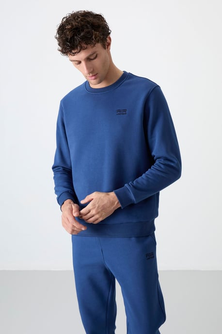 Herren Baumwolle-Polyester Fleece Sweatshirt- und Hose-Set - Image 2