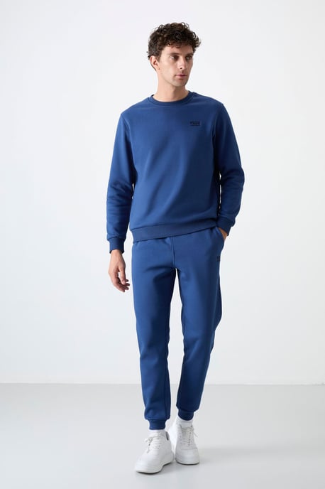 Herren Baumwolle-Polyester Fleece Sweatshirt- und Hose-Set - Image 5