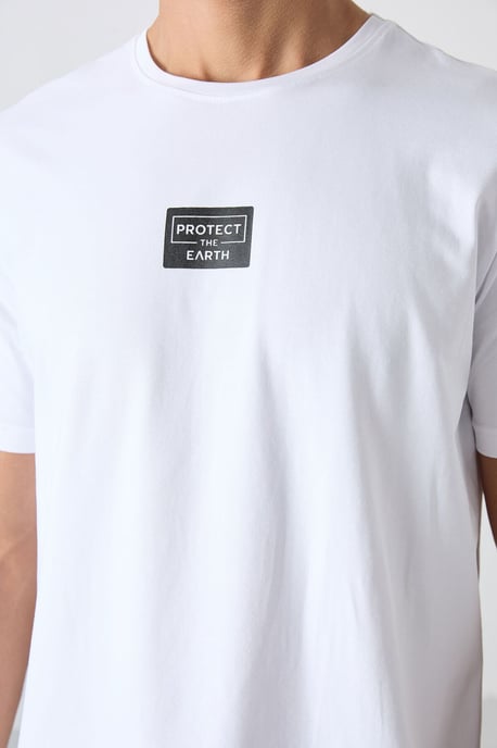 Bedrucktes Baumwoll-Jersey T-Shirt und Shorts Set - Image 2