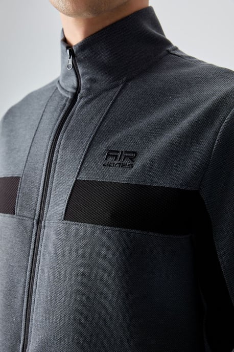 Herren Fleece Sweatshirt und Hose im Farbenblock-Design - Image 4
