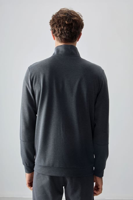Herren Fleece Sweatshirt und Hose im Farbenblock-Design - Image 6
