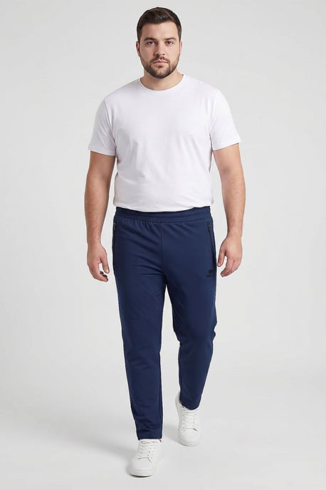 Tommy Life Jogginghose mit geradem Bein, Herren - Marineblau - Image 1