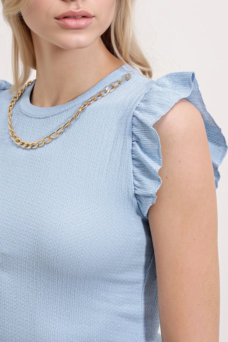 Rippenshirt ärmellos mit Rundhalsausschnitt - Image 3